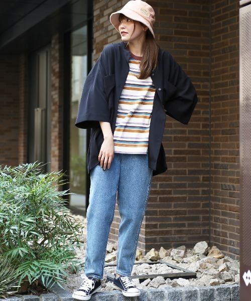 チチカカ（チチカカ）の「【ユニセックス】アソートビッグシャツ（シャツ/ブラウス・レディース・ブラック/ブラウン/グリーン・FREE）」の4枚目の写真