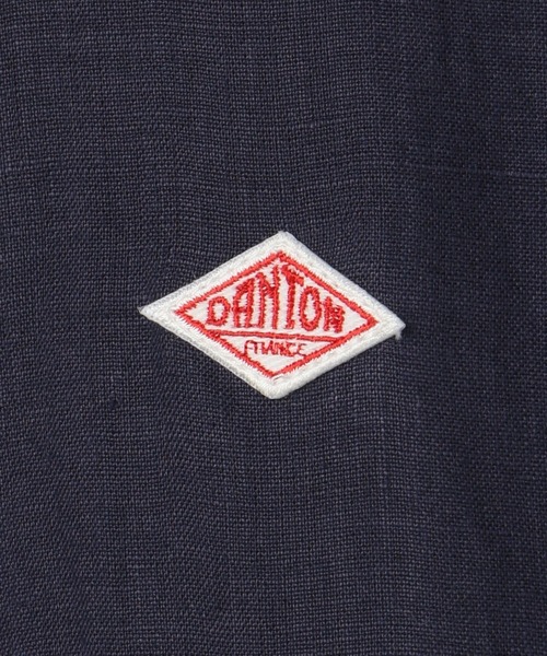 DANTON（ダントン）の「DANTON | リネン シャツカーディガン LNB MEN（シャツ/ブラウス・メンズ・ブラック/ネイビー/グレイッシュベージュ・40/42）」の18枚目の写真