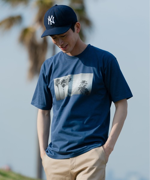 Blue Standard (ブルースタンダード)の「【BLUE STANDARD/ブルースタンダード】汗染みの目立ちにくいTシャツ ZEROSTAIN サーフプリントTシャツ(Tシャツ/カットソー・メンズ・ブルー/その他3/ピンク系その他/チャコールグレー/その他2/ホワイト系その他/サックスブルー/ネイビー/その他1/ホワイト・X-LARGE/SMALL/MEDIUM/LARGE)」の18枚目の写真