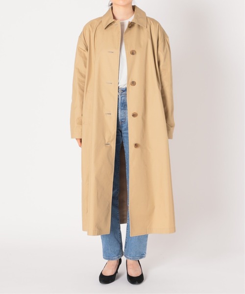 セール】オーガニックコットン混ステンカラーコート◇（ステンカラー