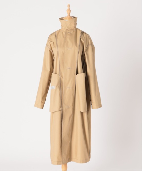 relume オーガニックコットン混ステンカラーコート JOURNAL STANDARD relume（ジャーナルスタンダード レリューム
