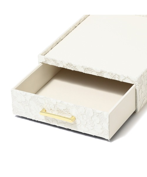 セール】レース ステーショナリーボックス アイボリー