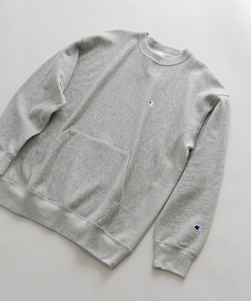 Champion（チャンピオン）の「Champion×URBAN RESEARCH　リバースウィーブ 10oz クルーネック（スウェット・メンズ・ブラック/ホワイト/イエロー/グレー・LARGE/MEDIUM/SMALL）」の4枚目の写真