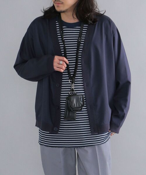 SHIPS(シップス)の「【WEB限定】SHIPS: 2セット ポーチ フェイクレザー ネック ストラップ(ショルダーバッグ・メンズ・ブラック/ブルー・ONE SIZE)」の15枚目の写真