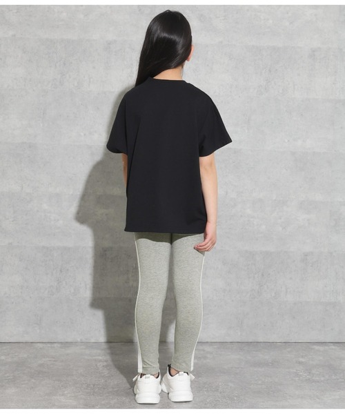ANAP kids(アナップキッズ)の「ラインレギンス(レギンス/スパッツ・キッズ・グレー/ブラック・120cm/130cm/100cm/110cm)」の10枚目の写真