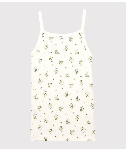 PETIT BATEAU（プチバトー）の「プリントキャミソール（キャミソール・レディース・オフホワイト・X-SMALL/SMALL/MEDIUM/XX-SMALL/LARGE）」の2枚目の写真