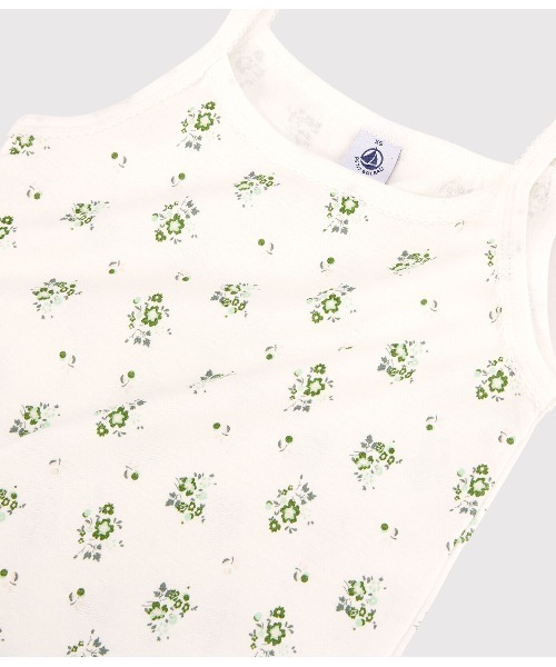 PETIT BATEAU（プチバトー）の「プリントキャミソール（キャミソール・レディース・オフホワイト・X-SMALL/SMALL/MEDIUM/XX-SMALL/LARGE）」の3枚目の写真