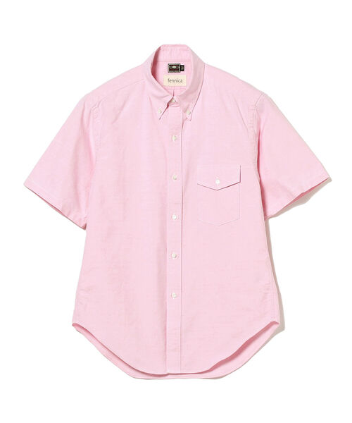 SUGAR CANE(シュガーケーン)の「SUGAR CANE × fennica / 別注 6釦 ボタンダウン ショートスリーブシャツ OXFORD(シャツ/ブラウス・メンズ・ピンク/サックスブルー・LARGE/X-LARGE/MEDIUM/SMALL)」の19枚目の写真