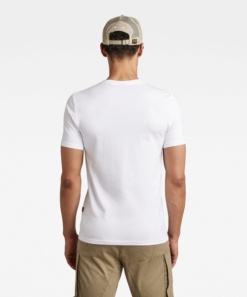 SLIM BASE T-SHIRT/ワンポイント（Tシャツ/カットソー）｜G-STAR