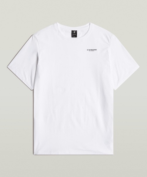 G-STAR(ジースター)の「SLIM BASE T-SHIRT/ベーシックワンポイントスリムTシャツ(Tシャツ/カットソー・メンズ・ホワイト/ダークブラック・SMALL/MEDIUM/LARGE/X-LARGE/X-SMALL)」の7枚目の写真