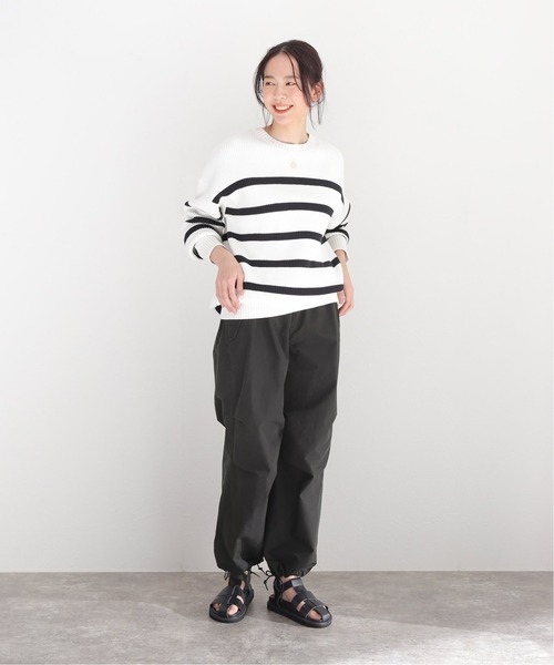 FRAMeWORK(フレームワーク)の「コットンナイロンミリタリーパンツ◆(その他パンツ・レディース・ブラック/カーキ・38/36)」の3枚目の写真