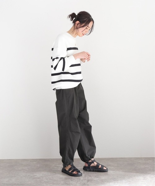 FRAMeWORK(フレームワーク)の「コットンナイロンミリタリーパンツ◆(その他パンツ・レディース・ブラック/カーキ・38/36)」の4枚目の写真
