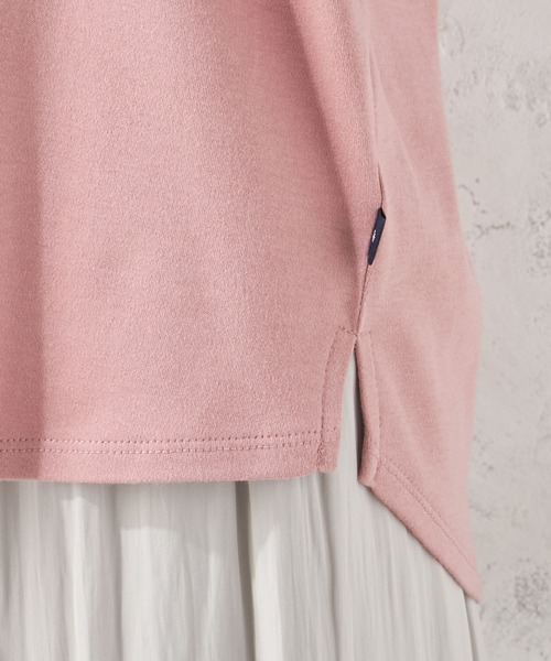Petit Honfleur(プチオンフルール)の「ロゴ長袖Tシャツ(Tシャツ/カットソー・レディース・ピンク/アイボリー/チャコール・M/L)」の11枚目の写真