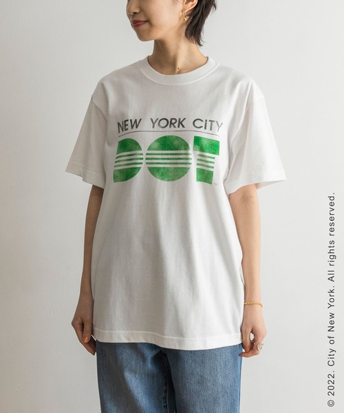 URBAN RESEARCH（アーバンリサーチ）の「NYC LOGO Tee（Tシャツ/カットソー・レディース・ホワイト/チャコールグレー・FREE）」の10枚目の写真