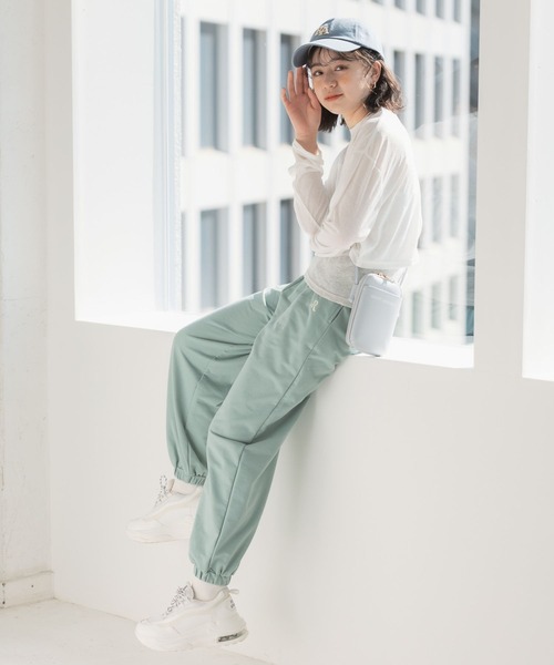 repipi armario（レピピ アルマリオ）の「☆セットアイテム☆シアーTシャツ＆キャミソール（スウェット・キッズ・ブルー系その他/ホワイト/ピンク系その他・LARGE/SMALL/MEDIUM）」の5枚目の写真