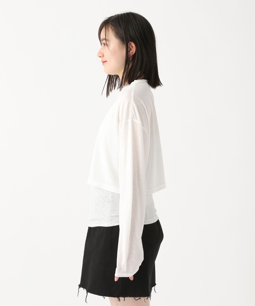 repipi armario（レピピ アルマリオ）の「☆セットアイテム☆シアーTシャツ＆キャミソール（スウェット・キッズ・ブルー系その他/ホワイト/ピンク系その他・LARGE/SMALL/MEDIUM）」の13枚目の写真