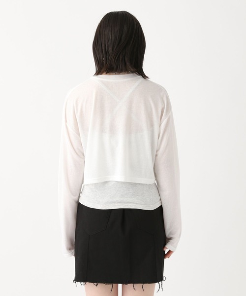 repipi armario（レピピ アルマリオ）の「☆セットアイテム☆シアーTシャツ＆キャミソール（スウェット・キッズ・ブルー系その他/ホワイト/ピンク系その他・LARGE/SMALL/MEDIUM）」の14枚目の写真