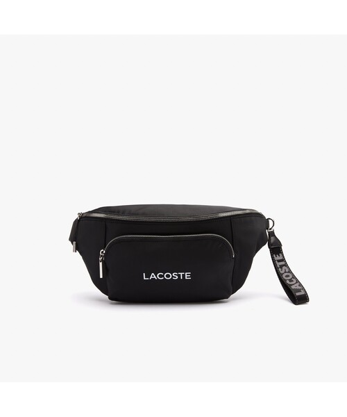 LACOSTE(ラコステ)の「アクティブナイロン レタリングウェストバッグ(ボディバッグ/ウエストポーチ・レディース・ブラック・FREE)」の2枚目の写真