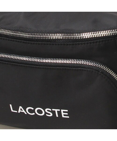 LACOSTE(ラコステ)の「アクティブナイロン レタリングウェストバッグ(ボディバッグ/ウエストポーチ・レディース・ブラック・FREE)」の7枚目の写真