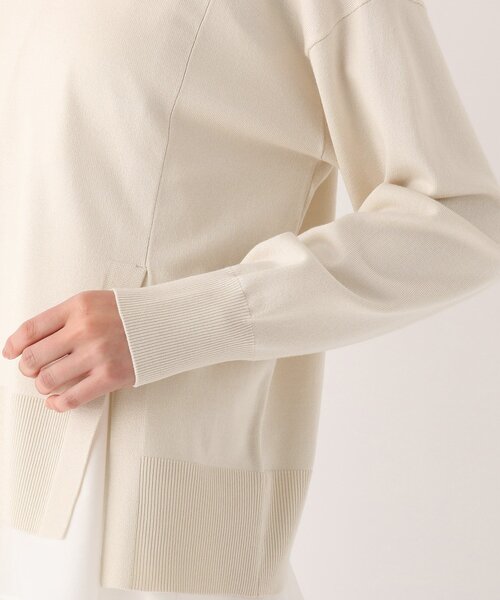 OPAQUE.CLIP（オペークドットクリップ）の「◆3way レイヤードスリットデザインニット【WEB限定カラー・サイズ】（その他トップス・レディース・ブラック/オフホワイト/ブルー/グリーン/ホワイト系その他3/ピンク系9・40/38/36/42/34）」の11枚目の写真