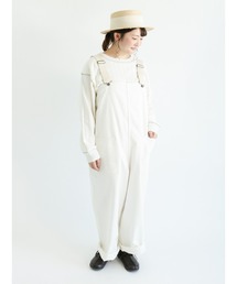 Samansa Mos2 | オーガニックコットン混デニムサロペット(サロペット/オーバーオール)