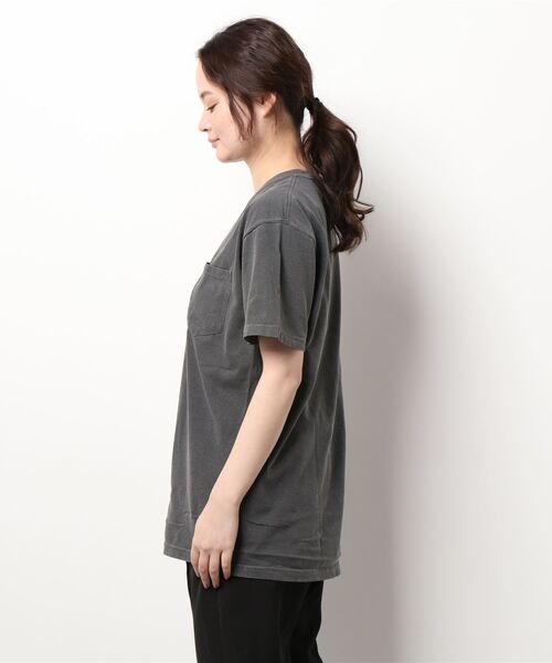 comfort colors(コンフォートカラーズ)の「★COMFORT COLORS★6.1oz ガーメントダイポケットTシャツ(Tシャツ/カットソー・レディース・ホワイト/スミクロ/ブルー系/マスタード/グリーン系/レッド系/ネイビー系・X-LARGE/LARGE/MEDIUM)」の18枚目の写真