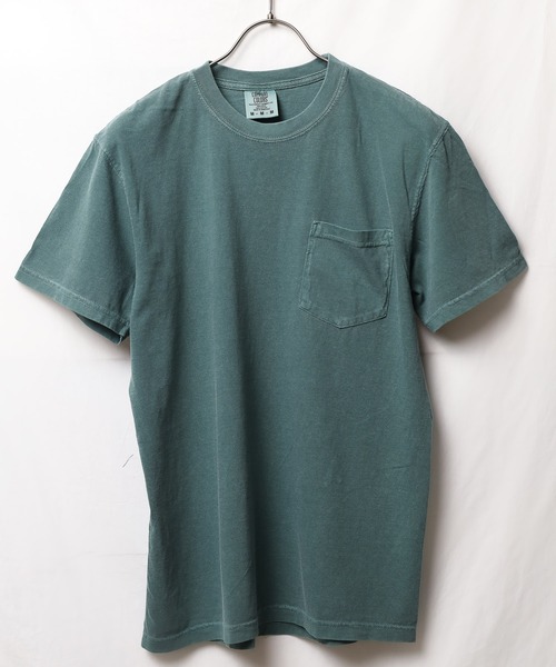 comfort colors(コンフォートカラーズ)の「★COMFORT COLORS★6.1oz ガーメントダイポケットTシャツ(Tシャツ/カットソー・レディース・ホワイト/スミクロ/ブルー系/マスタード/グリーン系/レッド系/ネイビー系・X-LARGE/LARGE/MEDIUM)」の9枚目の写真