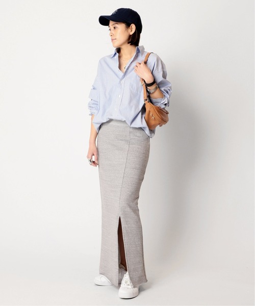 AMERICANA（アメリカーナ）の「【AMERICANA/アメリカーナ】 OX ボタンダウンシャツ（シャツ/ブラウス・レディース・ホワイト/サックスブルー/サックスブルー系・FREE）」の13枚目の写真