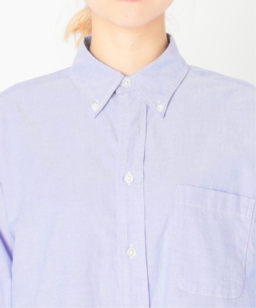 AMERICANA（アメリカーナ）の「【AMERICANA/アメリカーナ】 OX ボタンダウンシャツ（シャツ/ブラウス・レディース・ホワイト/サックスブルー/サックスブルー系・FREE）」の6枚目の写真