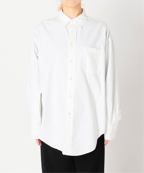 AMERICANA（アメリカーナ）の「【AMERICANA/アメリカーナ】 OX ボタンダウンシャツ（シャツ/ブラウス・レディース・ホワイト/サックスブルー/サックスブルー系・FREE）」の15枚目の写真