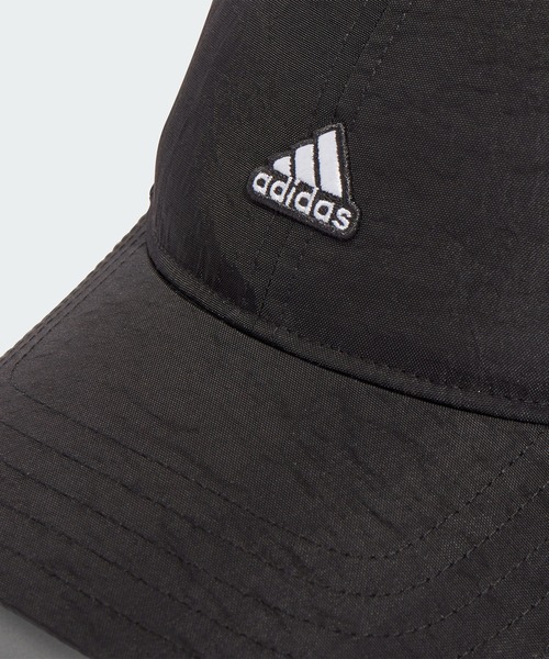 adidas（アディダス）の「クリンクル ナイロン ダッドキャップ / アディダス（キャップ・メンズ・ブラック・LARGE/MEDIUM）」の5枚目の写真