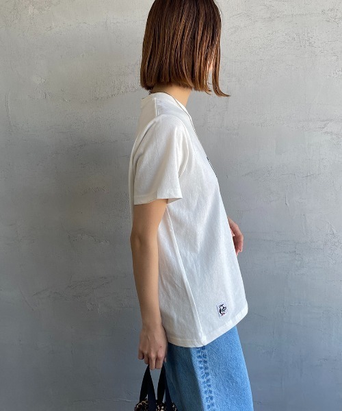 CHUMS（チャムス）の「[CHUMS/チャムス] BOOBY FACE ロゴプリントTシャツ（Tシャツ/カットソー・レディース・ホワイト/ネイビー/ホワイト×ネイビー・L）」の13枚目の写真