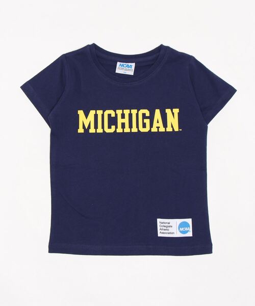 NCAA（エヌシーエーエー）の「NCAA/エヌシーエーエー 半袖Tシャツ（Tシャツ/カットソー・キッズ・ブラック/ホワイト/ネイビー・100cm/140cm/110cm/130cm/120cm）」の3枚目の写真