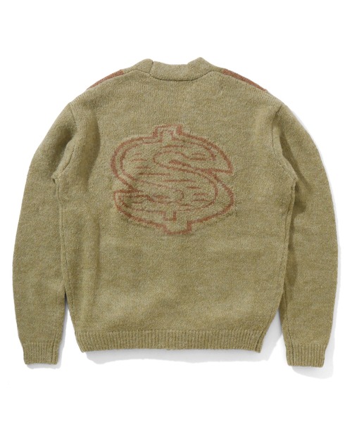 BILLIONAIRE BOYS CLUB(ビリオネア・ボーイズ・クラブ)の「STRIPE KNIT CARDIGAN WITH BADGE(カーディガン/ボレロ・メンズ・ベージュ/ミント/ネイビー・MEDIUM/X-LARGE/LARGE)」の10枚目の写真