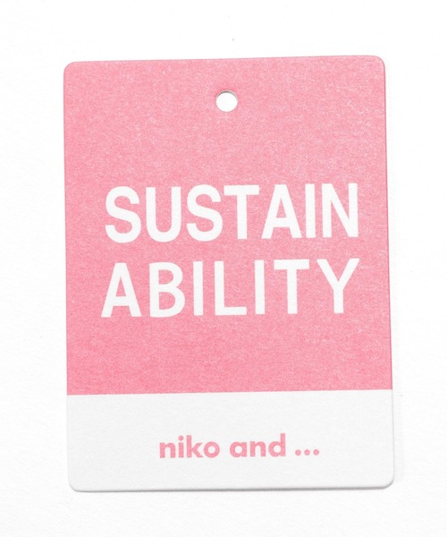 niko and...(ニコアンド)の「オーガニックコットンテンセルロンT(Tシャツ/カットソー・レディース・ライトブルー/オフホワイト/ピンク/イエロー/ライトグリーン・MEDIUM/LARGE)」の6枚目の写真