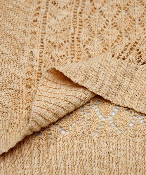 sango（sango）の「ニットVネックプルオーバー（ニット/セーター・レディース・ブラウン/オレンジ/アイボリー・FREE）」の15枚目の写真