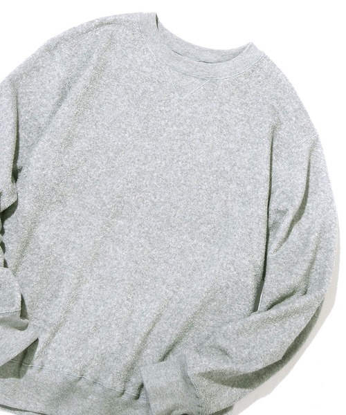 ROOPTOKYO(ループトウキョウ)の「mocT/モクティ PILE LOOPWHEEL CREWNECK SWEAT パイル地スウェット(スウェット・メンズ・ホワイト/グレー・M/L/XL)」の11枚目の写真