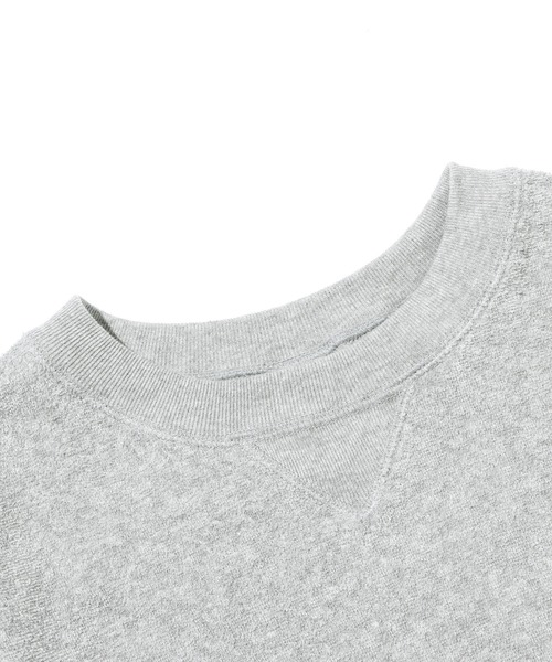 ROOPTOKYO(ループトウキョウ)の「mocT/モクティ PILE LOOPWHEEL CREWNECK SWEAT パイル地スウェット(スウェット・メンズ・ホワイト/グレー・M/L/XL)」の5枚目の写真