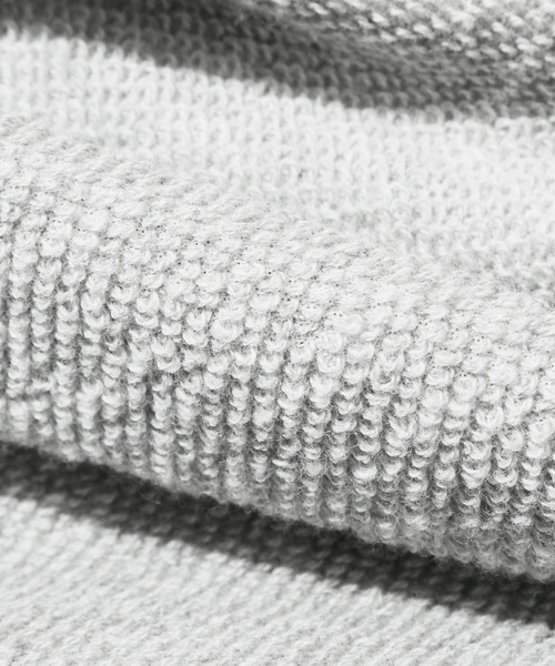 ROOPTOKYO(ループトウキョウ)の「mocT/モクティ PILE LOOPWHEEL CREWNECK SWEAT パイル地スウェット(スウェット・メンズ・ホワイト/グレー・M/L/XL)」の9枚目の写真