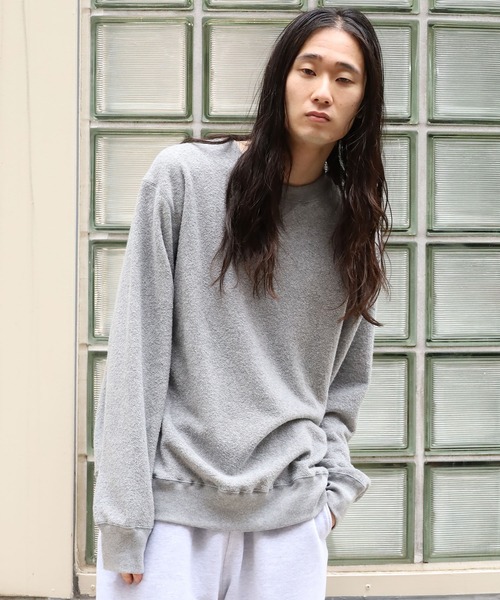 セール】mocT/モクティ PILE LOOPWHEEL CREWNECK SWEAT パイル地