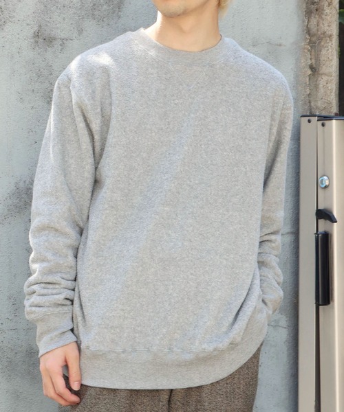 ROOPTOKYO(ループトウキョウ)の「mocT/モクティ PILE LOOPWHEEL CREWNECK SWEAT パイル地スウェット(スウェット・メンズ・ホワイト/グレー・M/L/XL)」の21枚目の写真