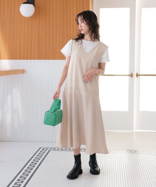 GeeRA(ジーラ)の「フレアー切替ジャンパースカート(ジャンパースカート・レディース・ブラック/サンドグレー・MEDIUM/LARGE/X-LARGE)」の12枚目の写真