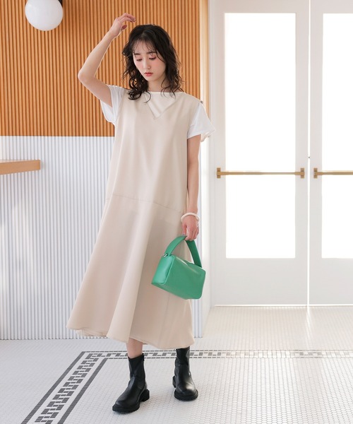 GeeRA(ジーラ)の「フレアー切替ジャンパースカート(ジャンパースカート・レディース・ブラック/サンドグレー・MEDIUM/LARGE/X-LARGE)」の10枚目の写真
