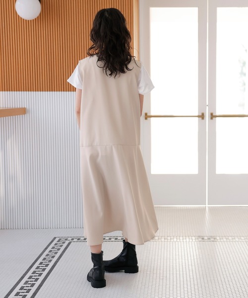 GeeRA(ジーラ)の「フレアー切替ジャンパースカート(ジャンパースカート・レディース・ブラック/サンドグレー・MEDIUM/LARGE/X-LARGE)」の15枚目の写真