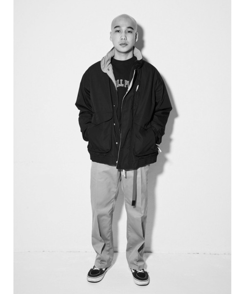 And A(アンドエー)の「SEDAN ALL-PURPOSE セダンオールパーパス / Fleece Lined Jacket フリースラインドジャケット / SD22F-JK03(ブルゾン・メンズ・ブラック/ネイビー・MEDIUM/LARGE/X-LARGE)」の17枚目の写真