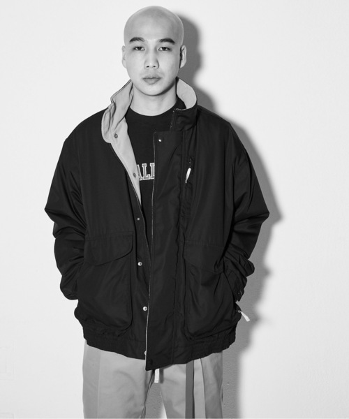 And A(アンドエー)の「SEDAN ALL-PURPOSE セダンオールパーパス / Fleece Lined Jacket フリースラインドジャケット / SD22F-JK03(ブルゾン・メンズ・ブラック/ネイビー・MEDIUM/LARGE/X-LARGE)」の20枚目の写真