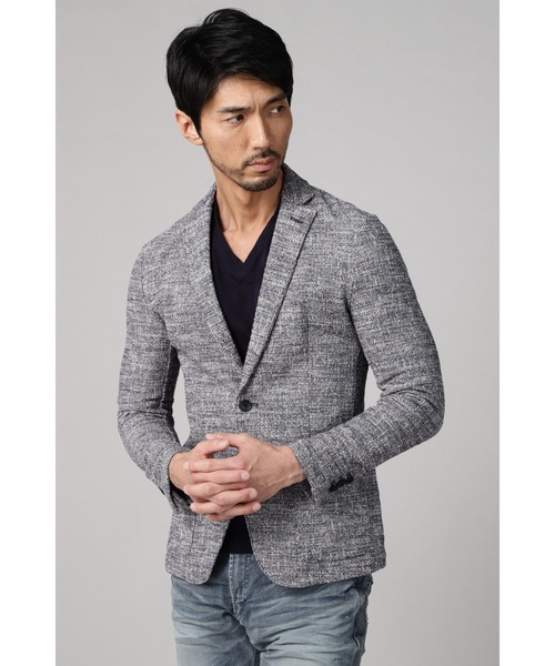 HIGH STREET∴PONTETORTOサマーツィードジャケット