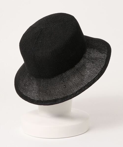 DouDou（ドゥドゥ）の「ペーパーサーモバケットハット（ハット・レディース・ブラック/ベージュ・FREE）」の9枚目の写真