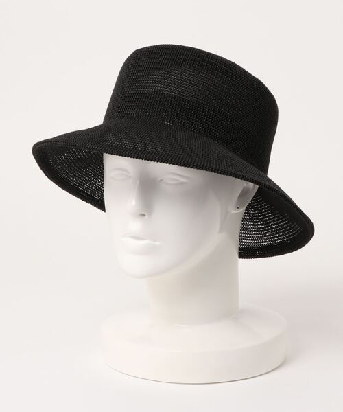 DouDou（ドゥドゥ）の「ペーパーサーモバケットハット（ハット・レディース・ブラック/ベージュ・FREE）」の12枚目の写真