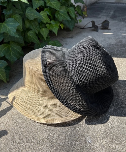 DouDou（ドゥドゥ）の「ペーパーサーモバケットハット（ハット・レディース・ブラック/ベージュ・FREE）」の13枚目の写真